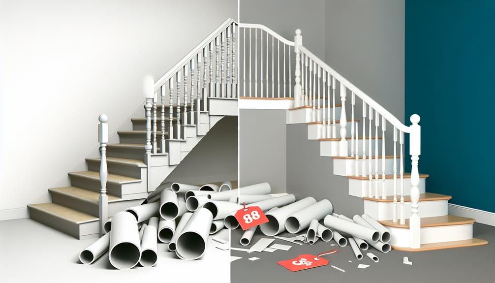 Traprenovatie met PVC voor de traptreden
