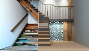 recycling materials for staircase renovation guide
